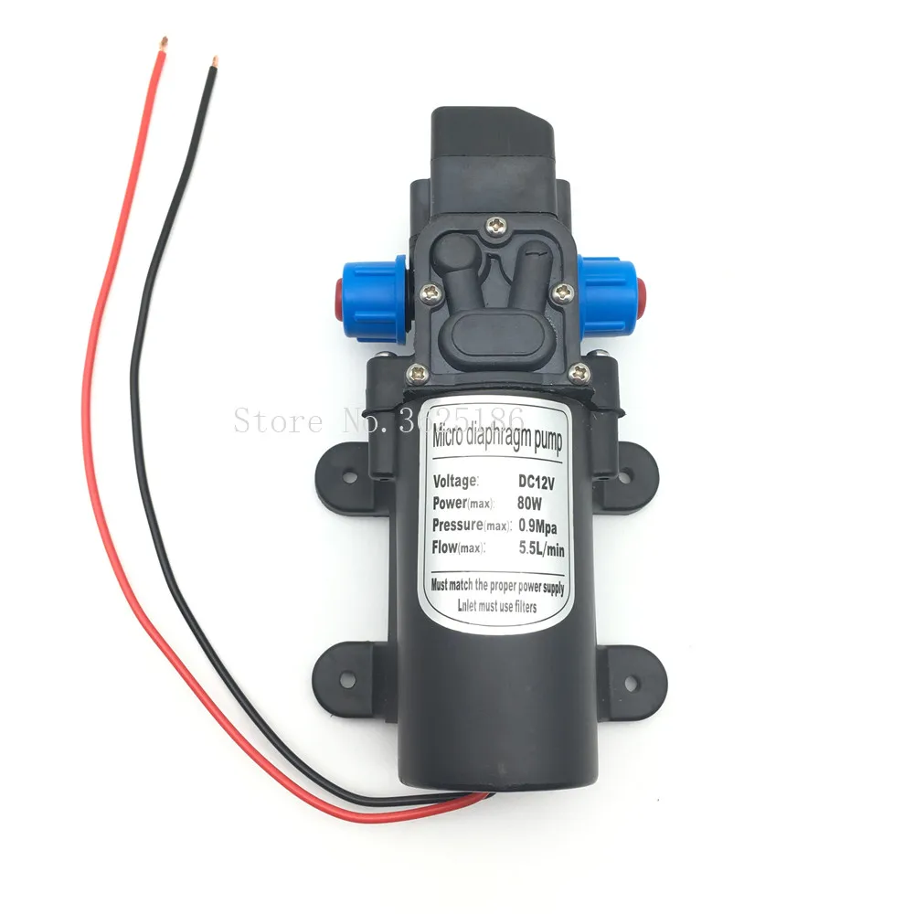 

1 шт., диафрагменный насос 12 В, 80 Вт