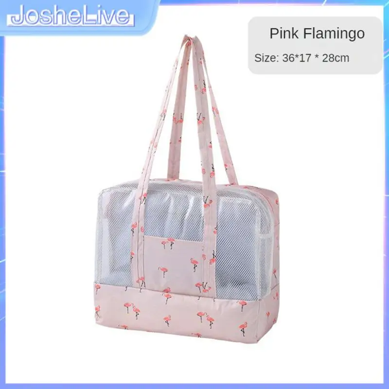 

Gym Bag Easy To Carry Multiple Uses In One Pack Beach Bag Bottom Shoe Compartment Front Pocket Large Storage Bag Oxford Cloth