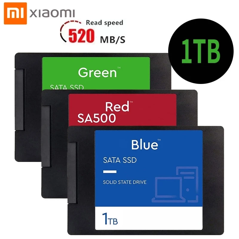 

Xiaomi 2.5" 512GB SSD Hot Portable 1tb ssd Drive Hard Disk For Laptop Microcomputer Desktop Internal Solid State Drive Hard Disk