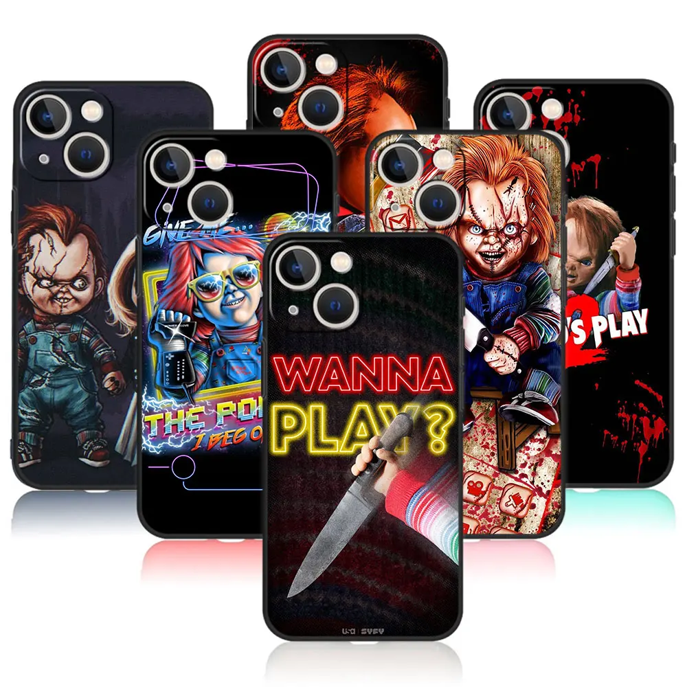 

Etui Coque For Apple iPhone 12 XR 11 XS 13 Pro Max X 14 7 8 Plus SE2 6S 5S Mini 6 5 SE Horro Movie Chucky Phone