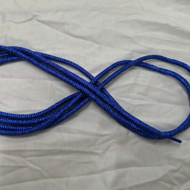 Colorful Round Shoe Laces Fashion Glitter Shoelaces For Athletic Running Sneakers Shoes Boot 40mm Width Shoelace Strings