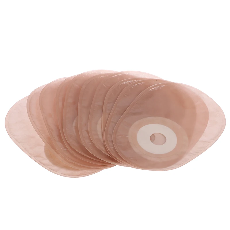 10 шт./лот Экономичные закрытые сумки для колостомии из поликарбоната цельные