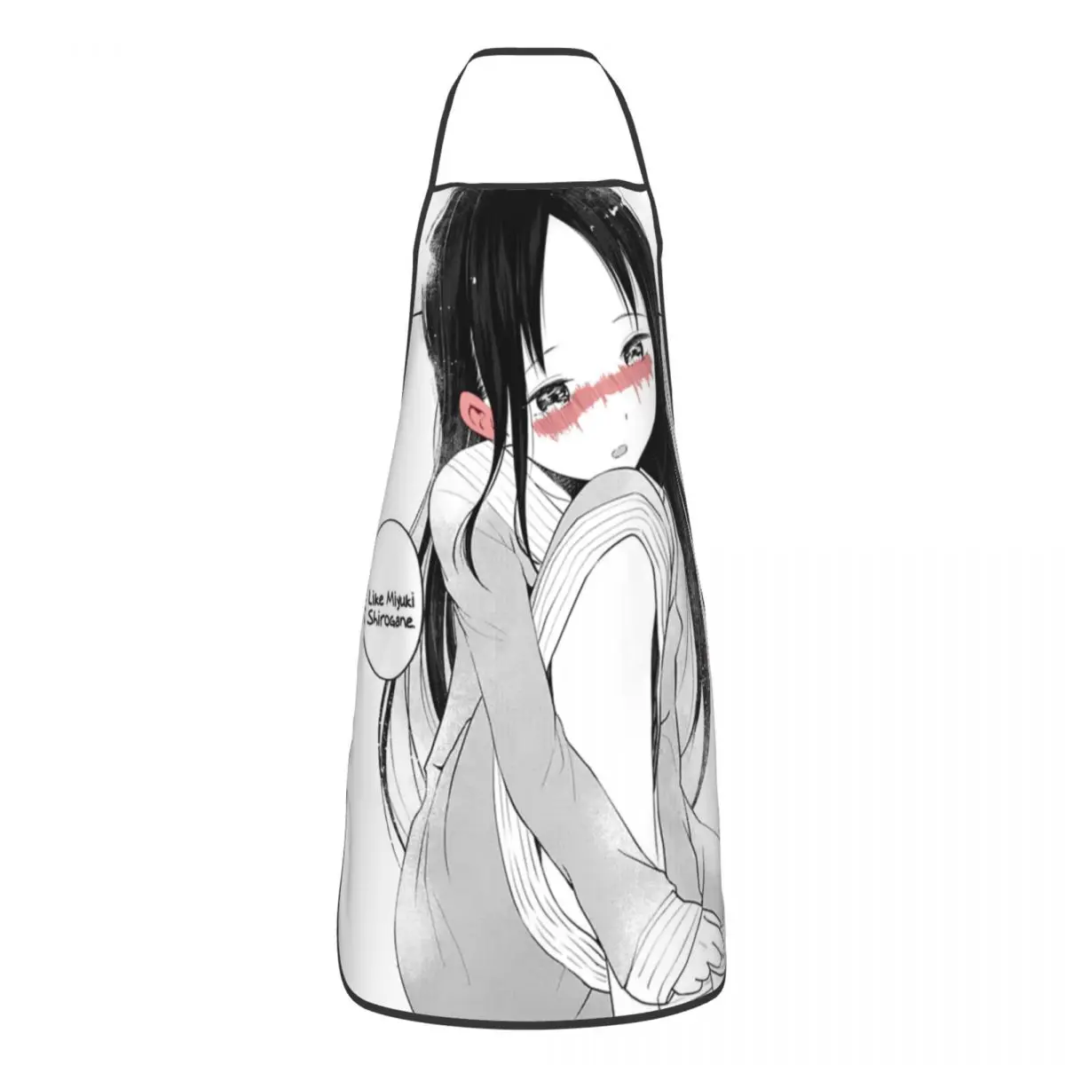 

Фартук Kaguya Shinomiya для манги, домашняя техника для чистки кухни, передник без рукавов для мужчин, женщин, мужчин