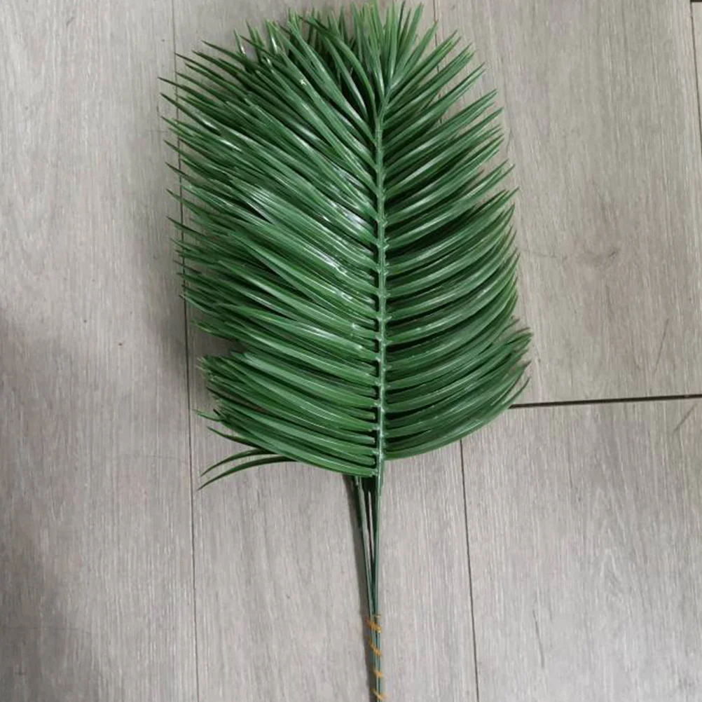 

10 Pcs Wedding Props Imitated Leaves Palm Leaves Artificial Leaves Adorn Party Favor Realistic Leaf