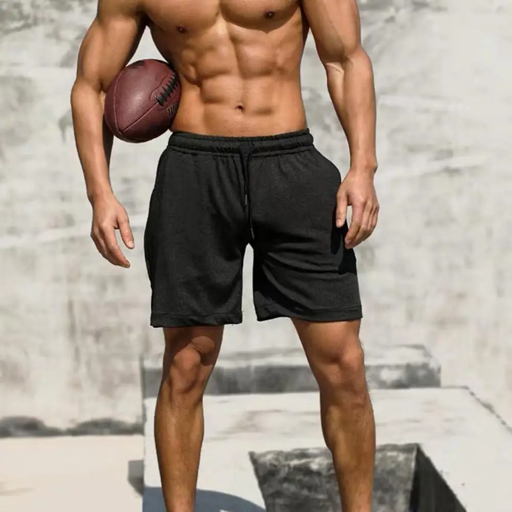 

Training Shorts Skin-touching Breathable Breathable Fashion Street Wear Men Running Short Pants Casual Shorts Knee Length