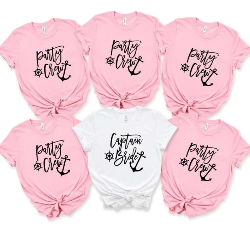 Футболка с изображением капитана невесты предложение подружки Цветочная