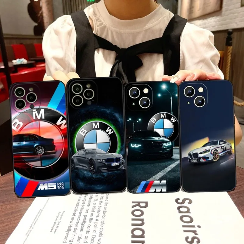 

Luxury BMW Sports Drift Car Phone Case Luxury Design For Apple Iphone 14 Pro Max 12 Mini 11 13 Xr X Xs 6s 7 8 Plus Back Cover