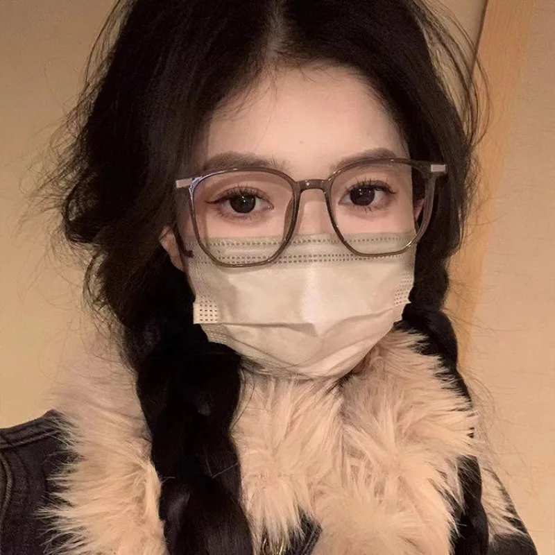 Большие квадратные очки для женщин и мужчин многоугольная оправа антибликовые