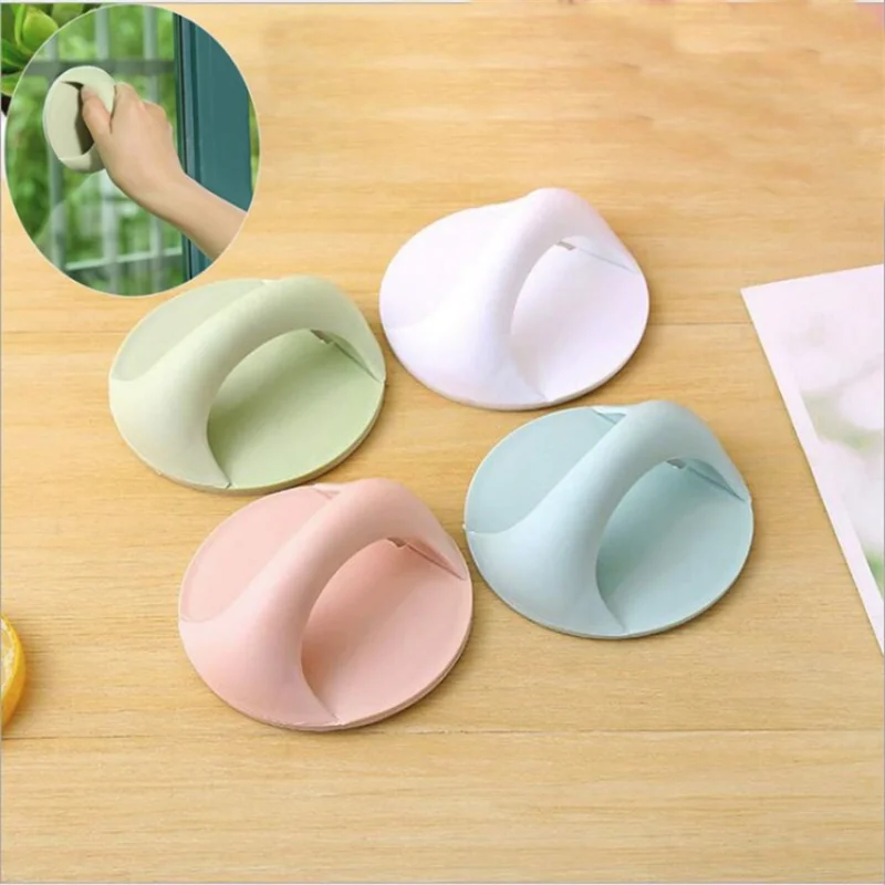 

2/5PCS Multipurpose Glass Window Sliding Door Strong Adhesive Auxiliary Handle Home Refrigerator Cabinet Suction Cup Handle