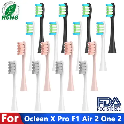 Сменные насадки для электрической зубной щетки Oclean X PRO Z1 F1 One Air 2 SE