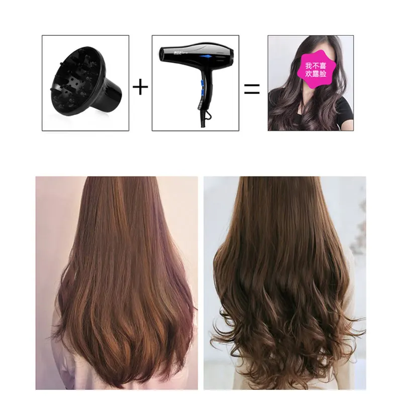 

Hairdryer Diffuser Styling Interface Hair Dryer Hood Blowing Curling Roller Large Drying Hood Accessories Hair Dryer Hair
