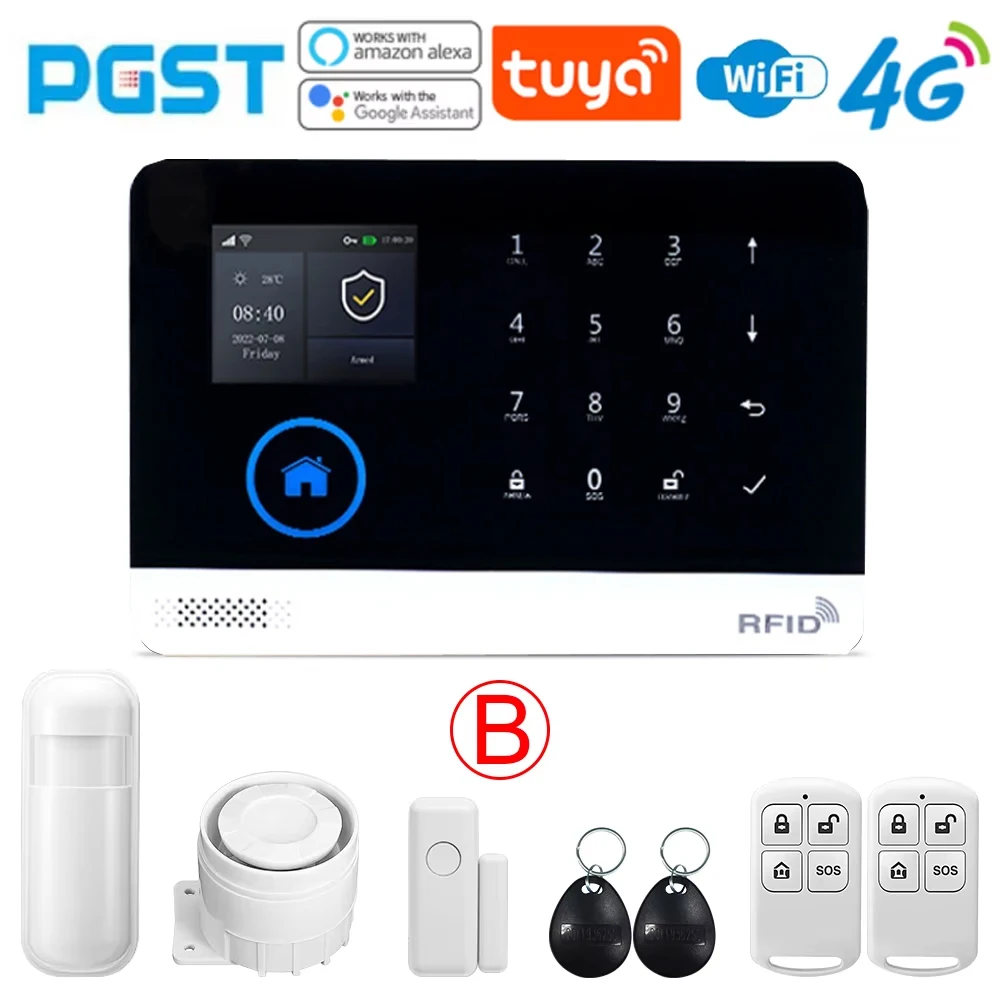 

PGST PG103 Wi-Fi 4G сигнализация с датчиком двери
