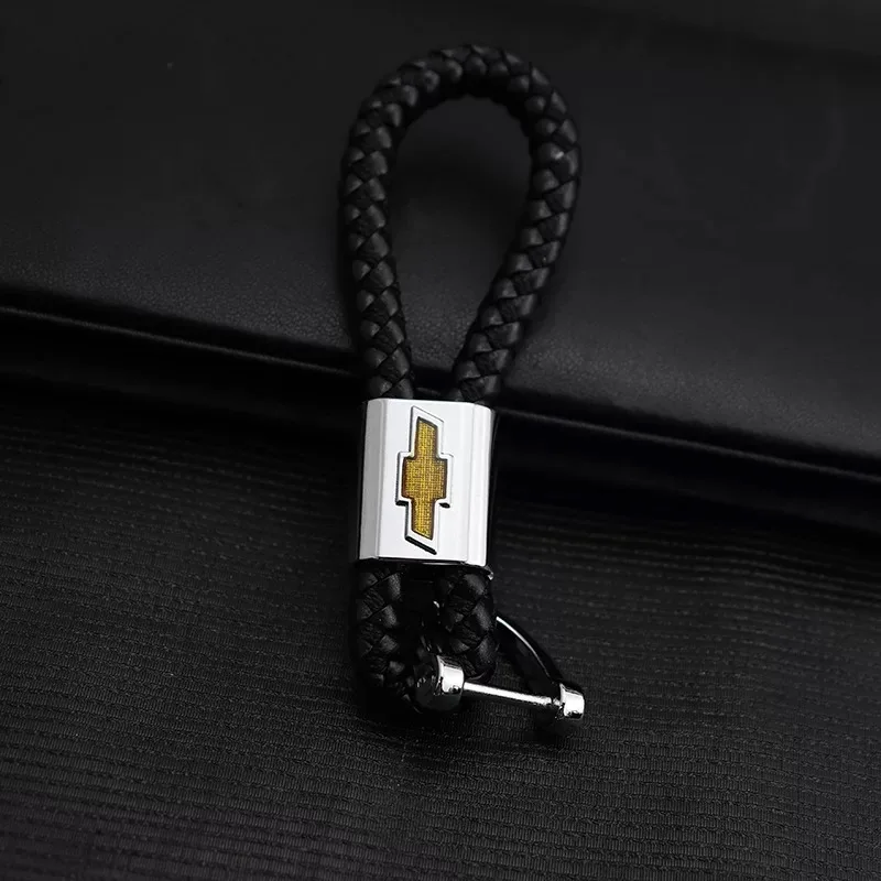 

Кожаный брелок для автомобиля ручной работы, подарочный ювелирный брелок для ключей для Chevrolet Cruze Malibu Sail Spark Captiva Equinox Trax AVEO Lova