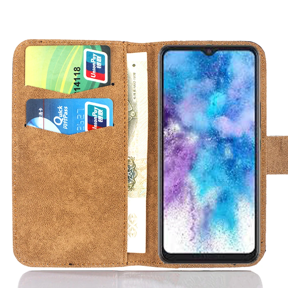 Чехол Hisense F50 6 цветов модный флип-кошелек слоты для карт нескользящий кожаный