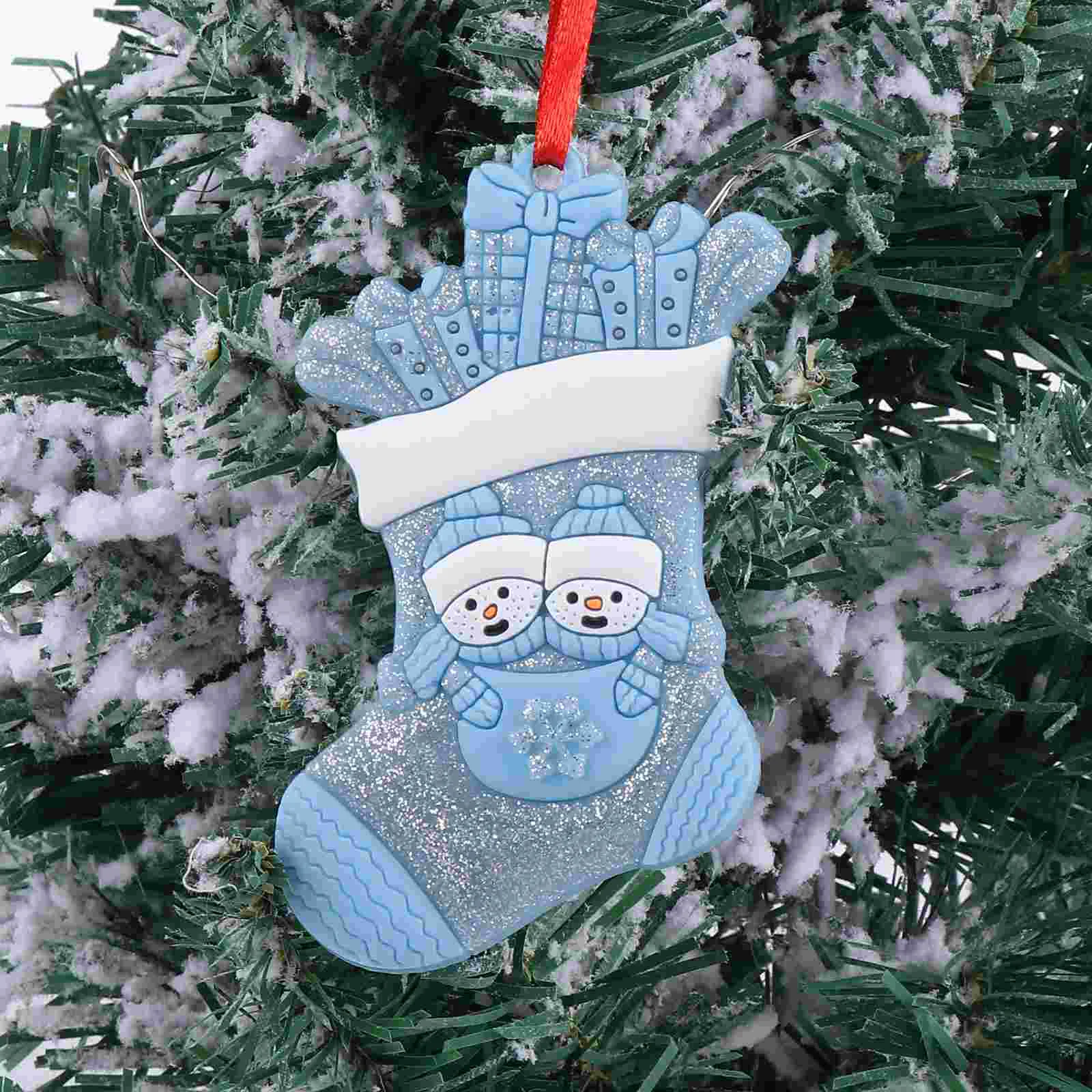 

Quarantine Christmas Party Decoration Snowman Socks Pendant Home Decorations Ornament