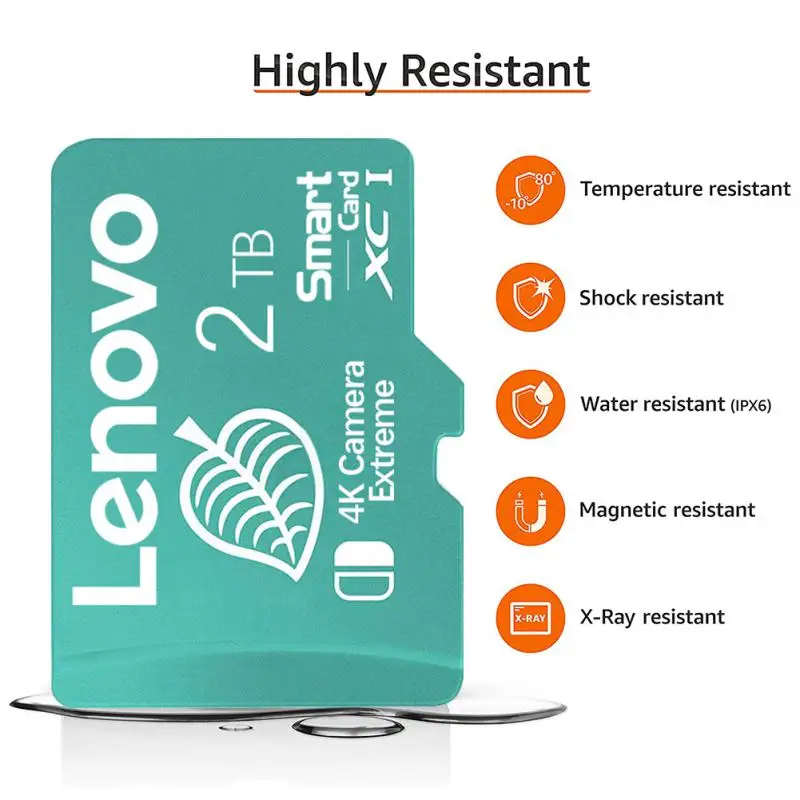 Оригинальная флэш-карта памяти Lenovo SD на 1 ТБ 256 ГБ 512 128