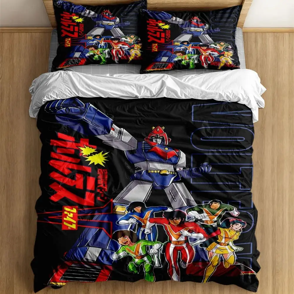 Voltes V Robo Комплект пододеяльников без простыни King Queen Double Full Twin Single Size постельного