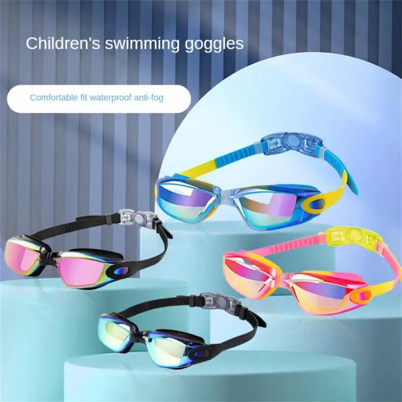 

Hd Childrens Goggles Anti-fog Compression Resistance Childrens Swimming Goggles Children Aged 4-16 Environmental Protection