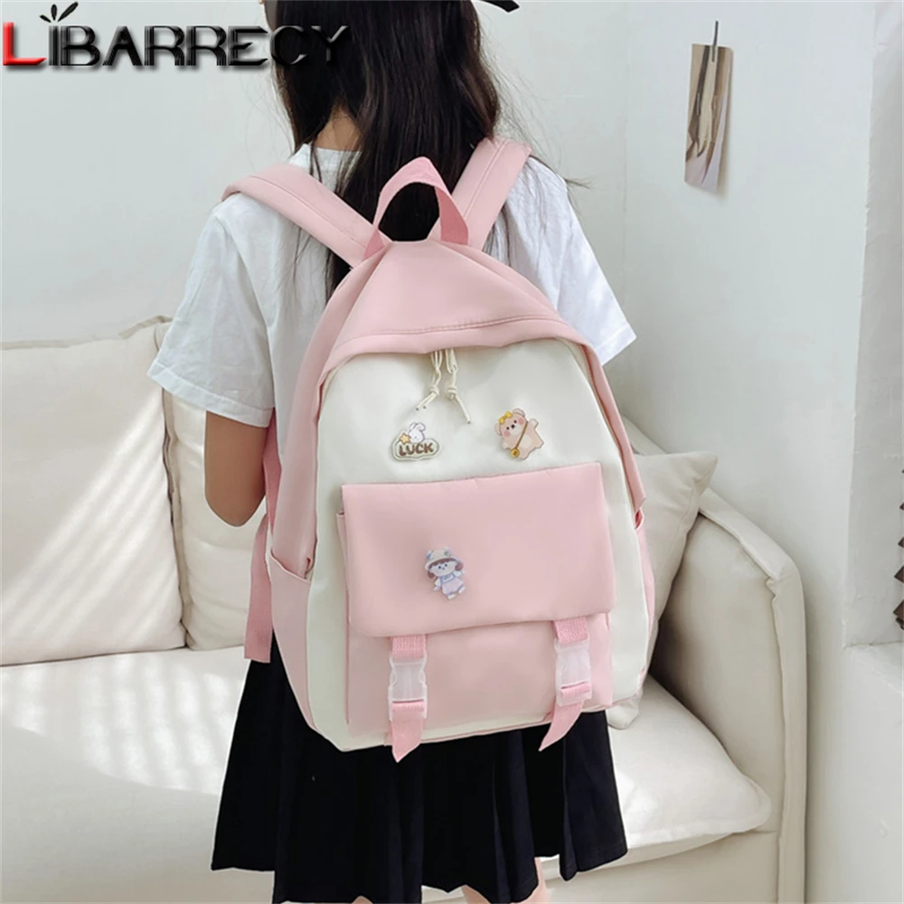 

Panelled Small Ladies Backpacks Are Fashionable High Quality Nylon Ladies Schoolbags and Teenagers Laptop Backpacks Bolso Mujer