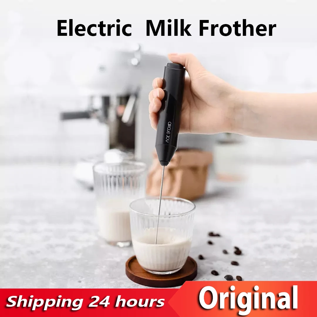 YOUPIN Circle Joy Electric Handheld Egg Beater Household Kitchen Coffee Milk Tea Blender Beat up the Cream Stirring Milk Frother