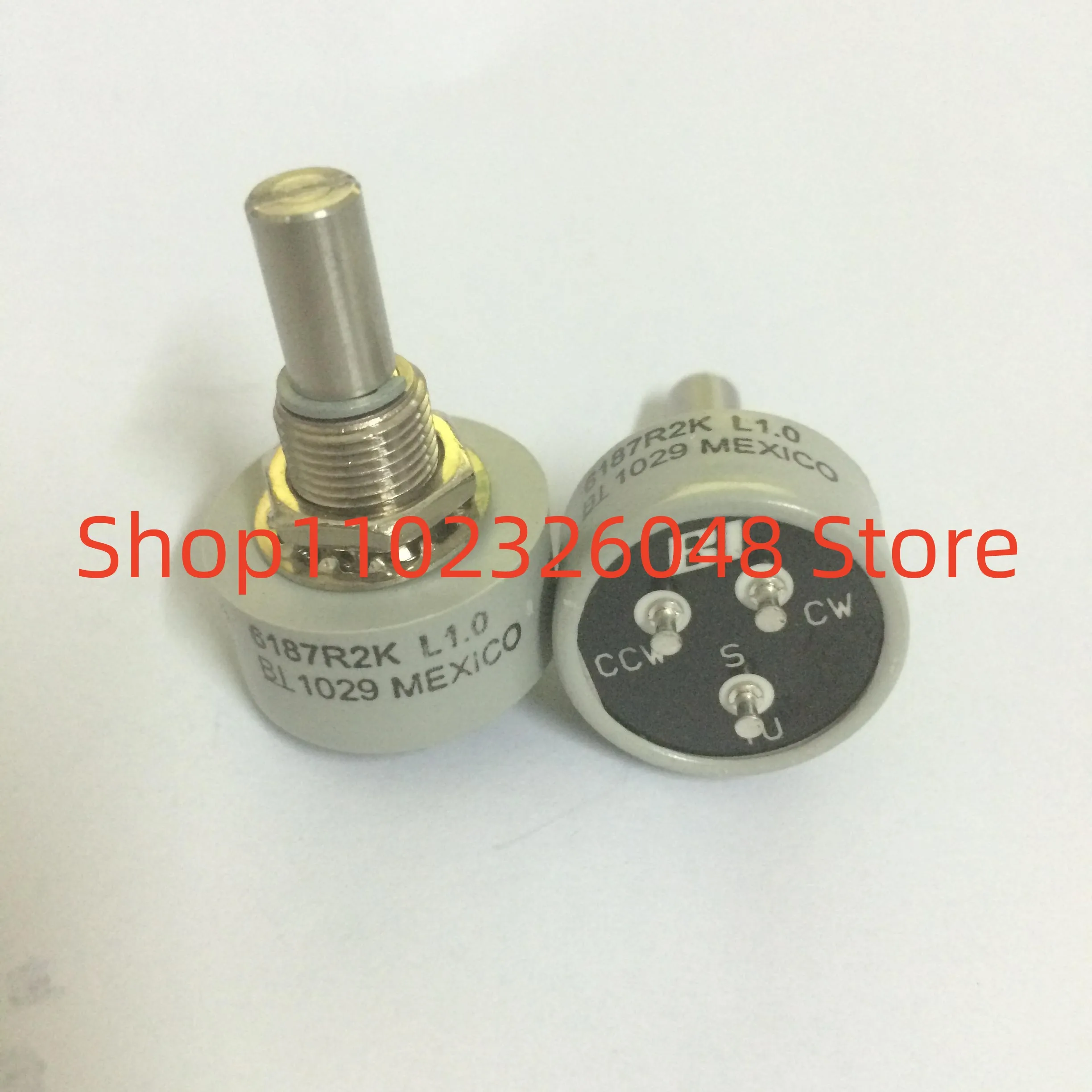 

1PCS 6187R5KL1.0 6187R2KL1.0 BI Conductive Plastic Potentiometer 6187R 1K 2K 5K 10K 20K 360° Infinity Turn L.1 IN STOCK