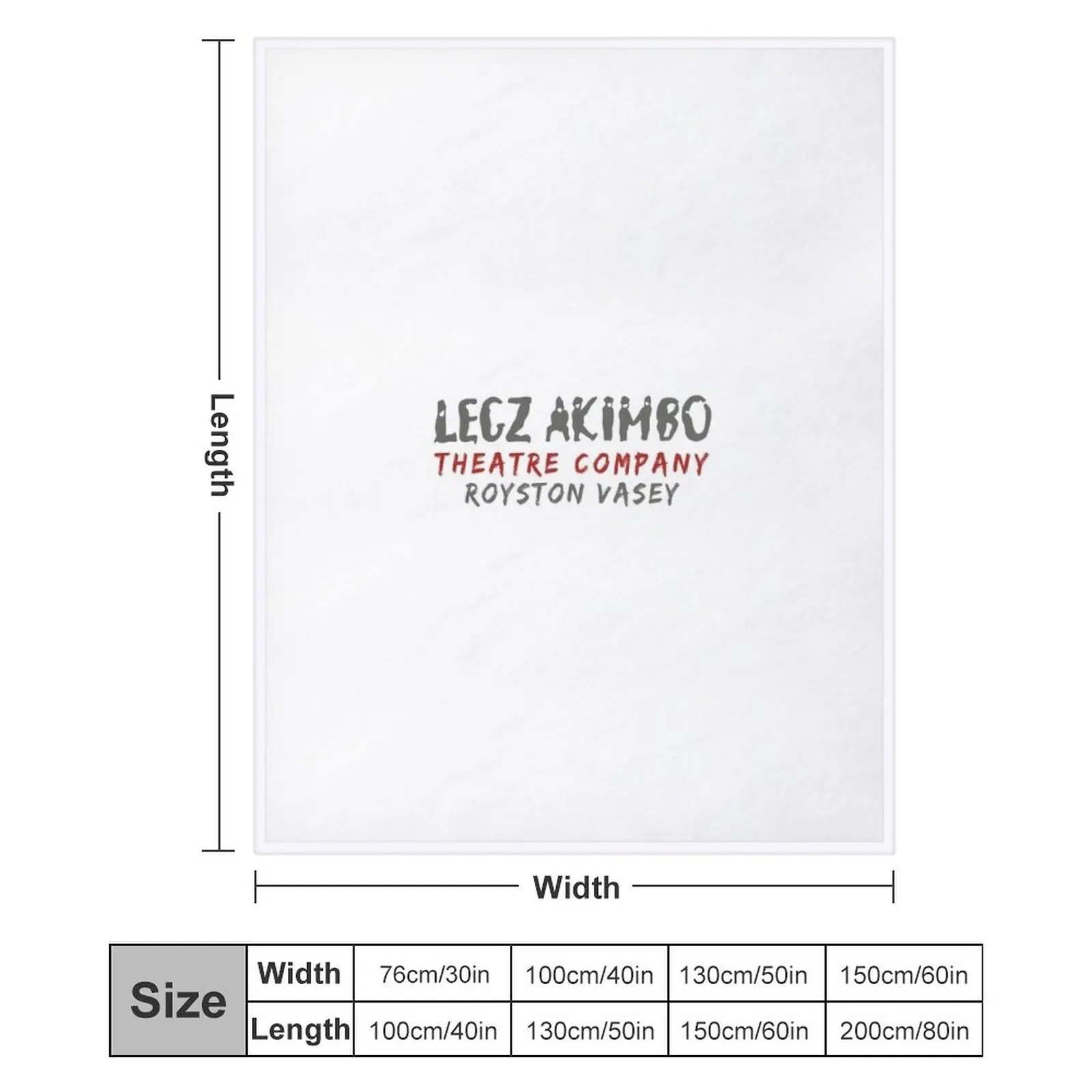 Новая театральная компания Legz Akimbo — одеяло Royston Vasey Retros для младенцев тяжелые