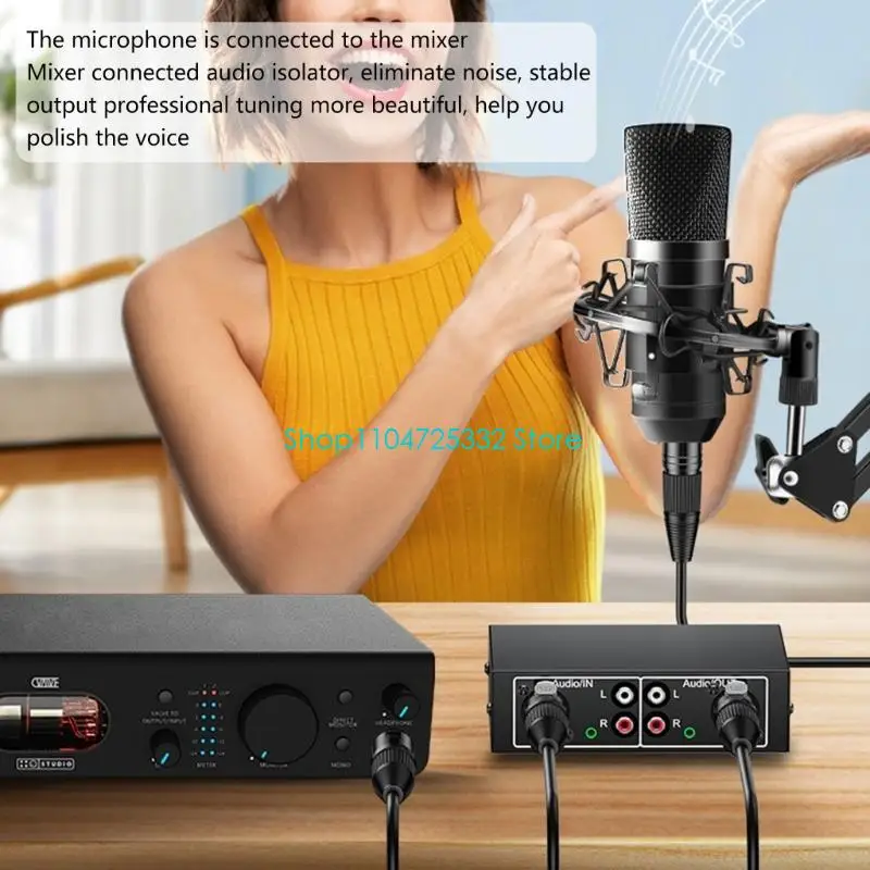 Фото Metal Analogues Auxs Selectors Auxs Selectors 4 в 1 из бесшумных стерео -аудионов Hifi №3
