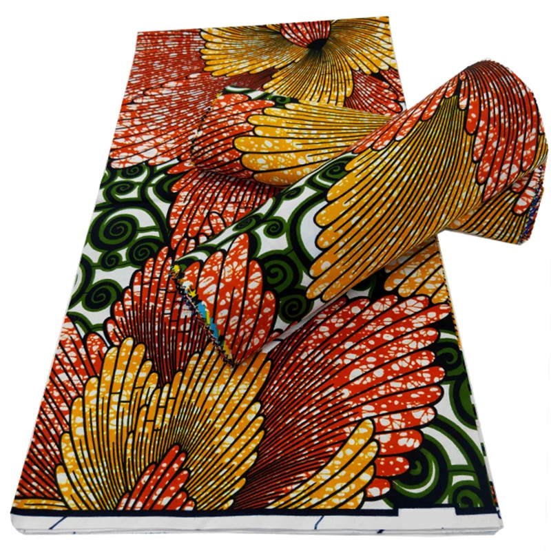 Модная настоящая голландская африканская восковая ткань высокого качества 100%