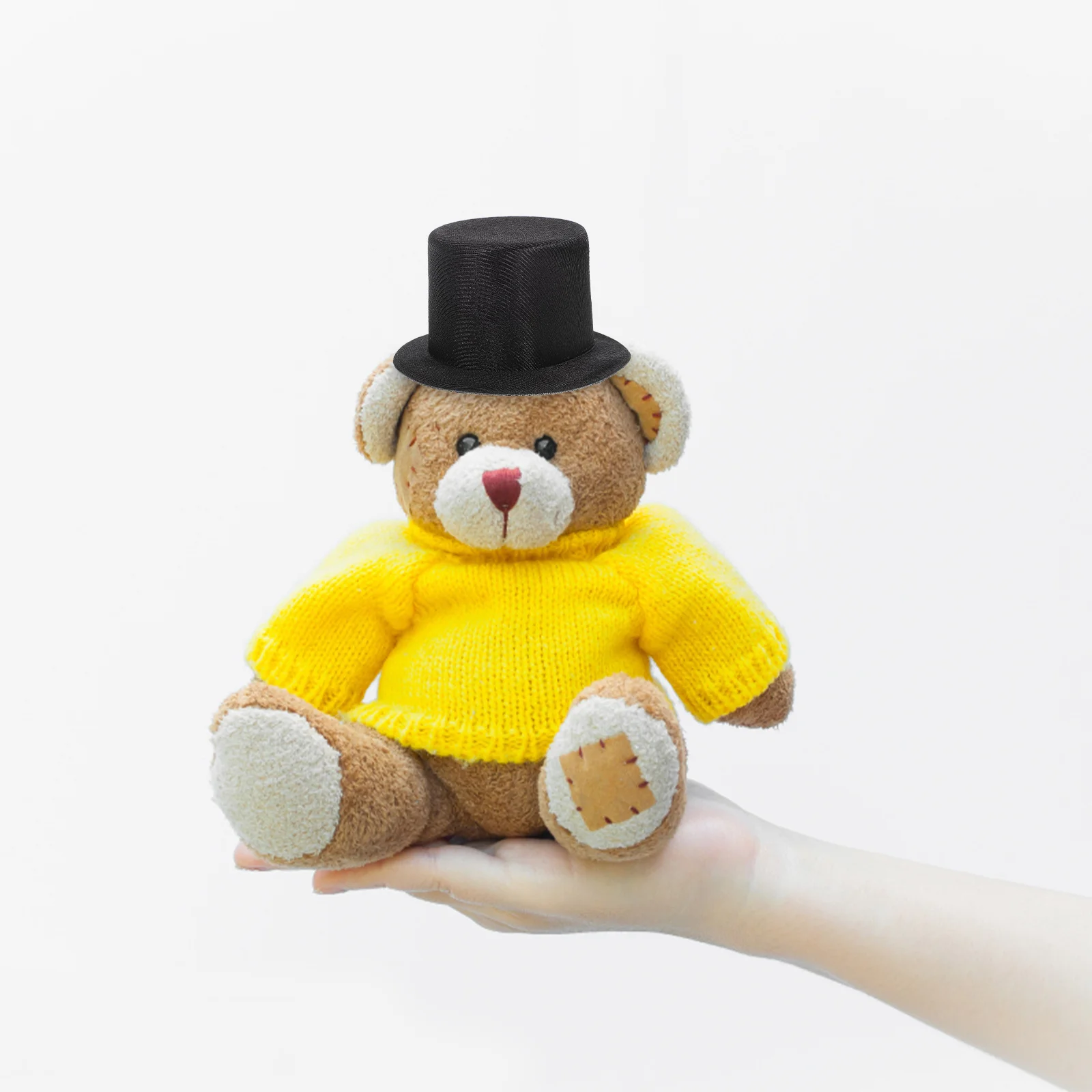 

2 Pcs Plastic Mini Western Hat Kids Hats Mini Cowboy Hat Nativity Toys Kids Mini Hat Snowman Hat Mini Formal Hat Mini Clown Hat