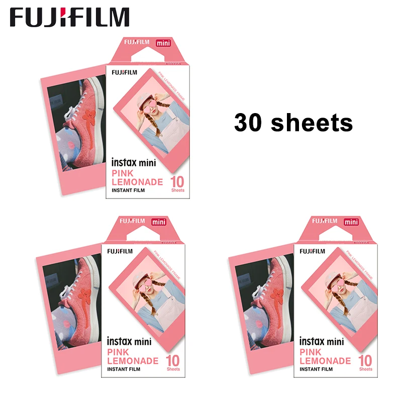 

Fujifilm Instax Mini 11 8 9 Film PINK Fuji Instant Photo Paper For 70 7s 50s 50i 90 25 Share SP-1 2 Camera 30 sheets