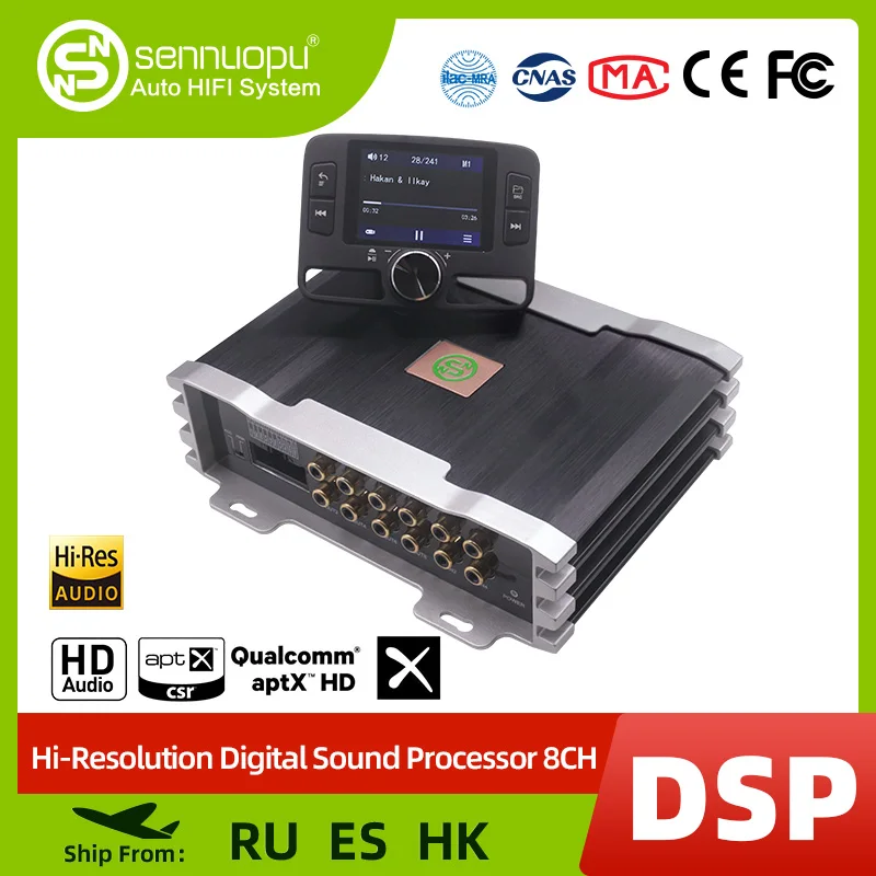 

Sennuopu X11B 12 V Bluetooth 4 Channel Dsp Car Audio Processor 1000w Class A Subwoofer Amp Automotive Sound Amplifier in the Car