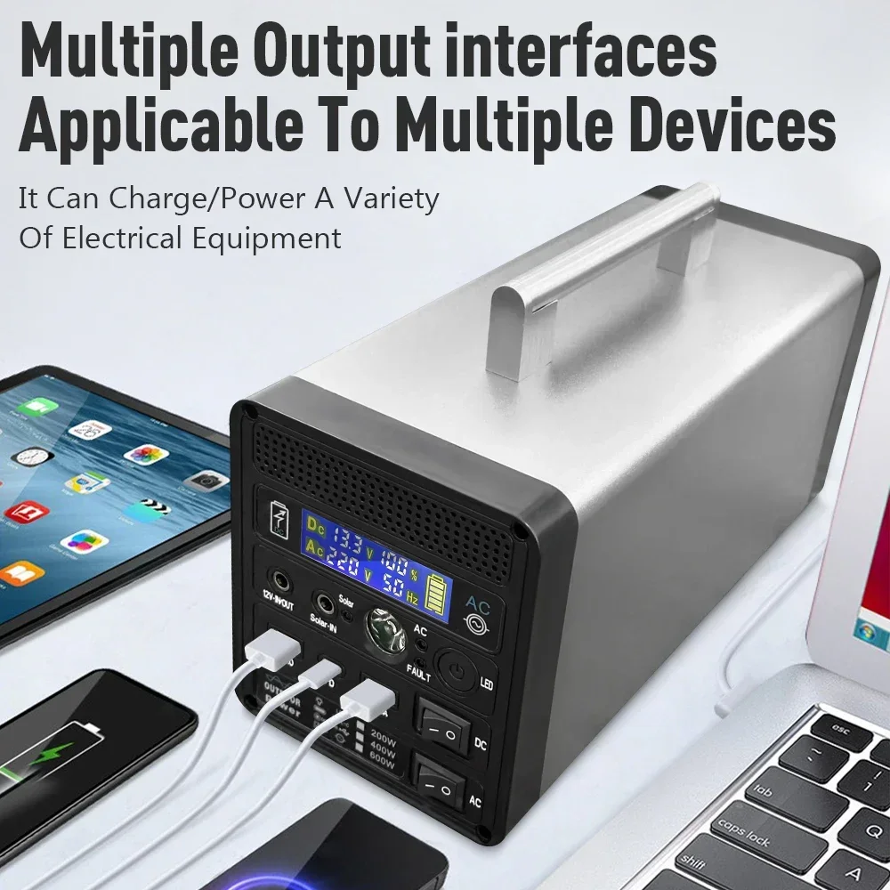 Солнечная генераторная станция 400 Вт 96000 мАч немодулированная Синусоидальная