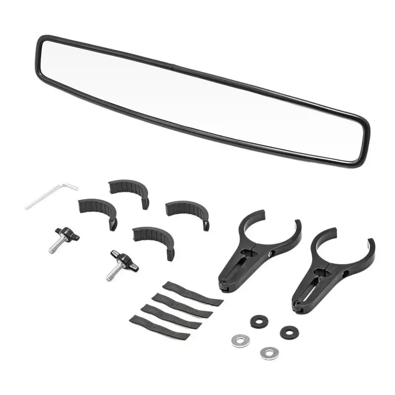 

UTV Rear View Mirror Rearview Convex Mount Clamp For Wide View Universal UTV Rear View Center Mirror For Racing UTV Accessories