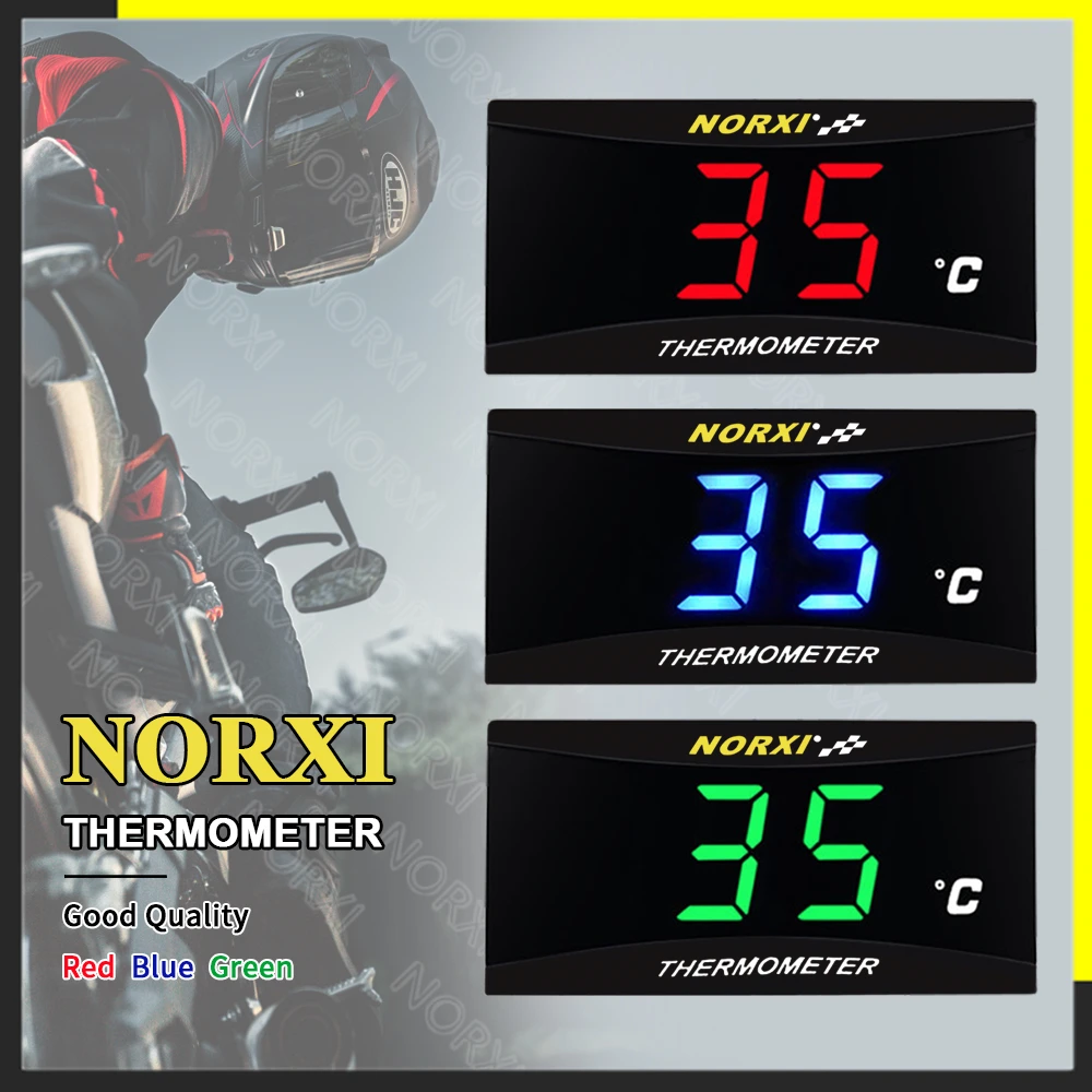 Фото Датчики температуры для VESPA GTS TMAX 530 500 NMAX PCX FORZA 350 XMAX 300 400 KOSO цифровой дисплей датчик мотоциклетный термометр №1