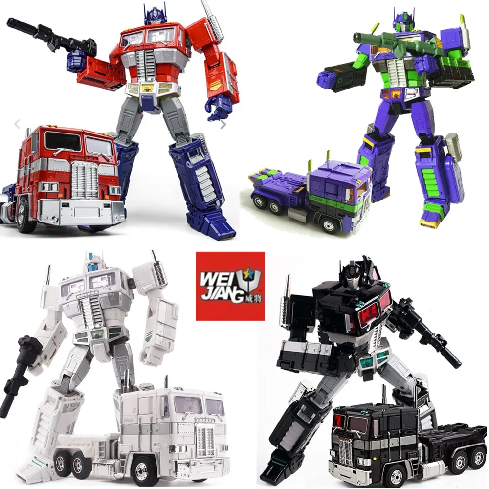 WEIJIANG трансформер Optimus OP MPP10 MPP10B MPP10W MPP10E командир грузовик и трейлер большой литый под давлением экшн-фигурка игрушка
