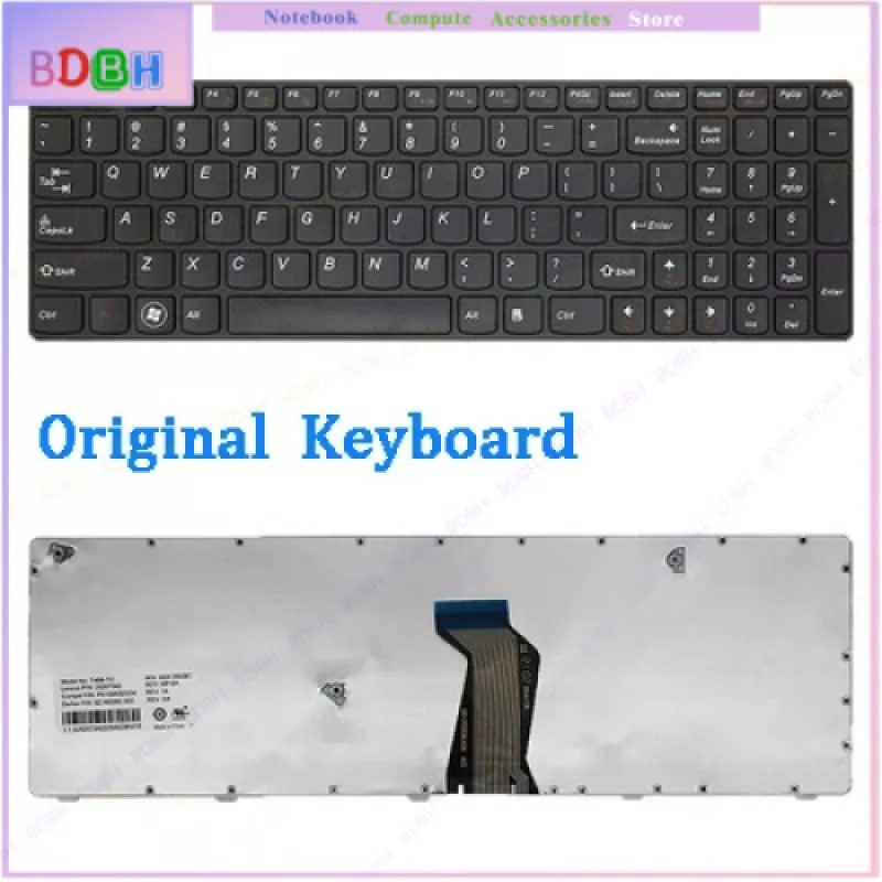 Фото Новая оригинальная клавиатура для ноутбука LENOVO G500 G505 G510 B570 B575 B570E G580 G585 B580 B590 G700 G710 G570 G575 №2