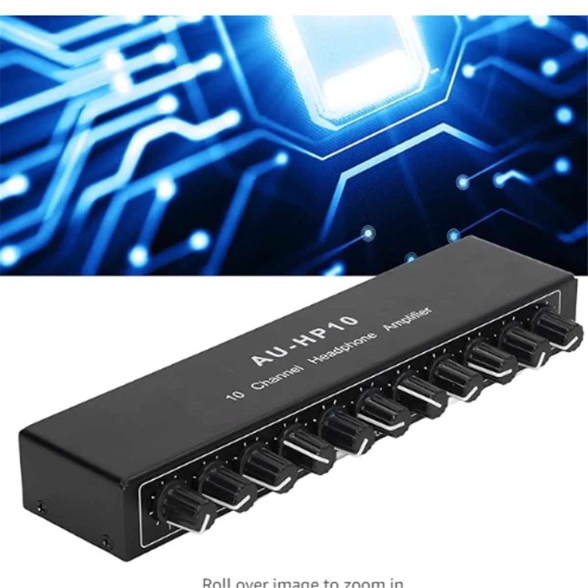 AU-HP10 10-канальный усилитель для наушников гарнитуры аудиоразветвитель