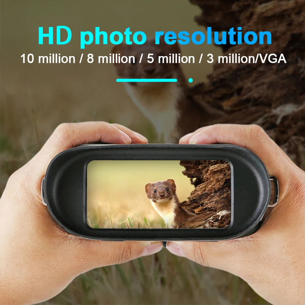 Бинокль ночного видения с четким обзором работающий от батарейки для съемки