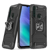 luxury shockproof armor phone case for motorola moto one macro hyper fusion 5g ace g fast e7 e2020 e6s magnetic stand back cover