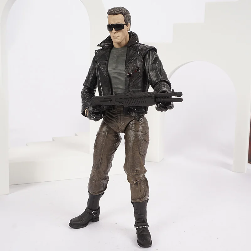 Экшн-фигурка NECA The Terminator Schwarzenegger Коллекционная модель из ПВХ | Игрушки и хобби