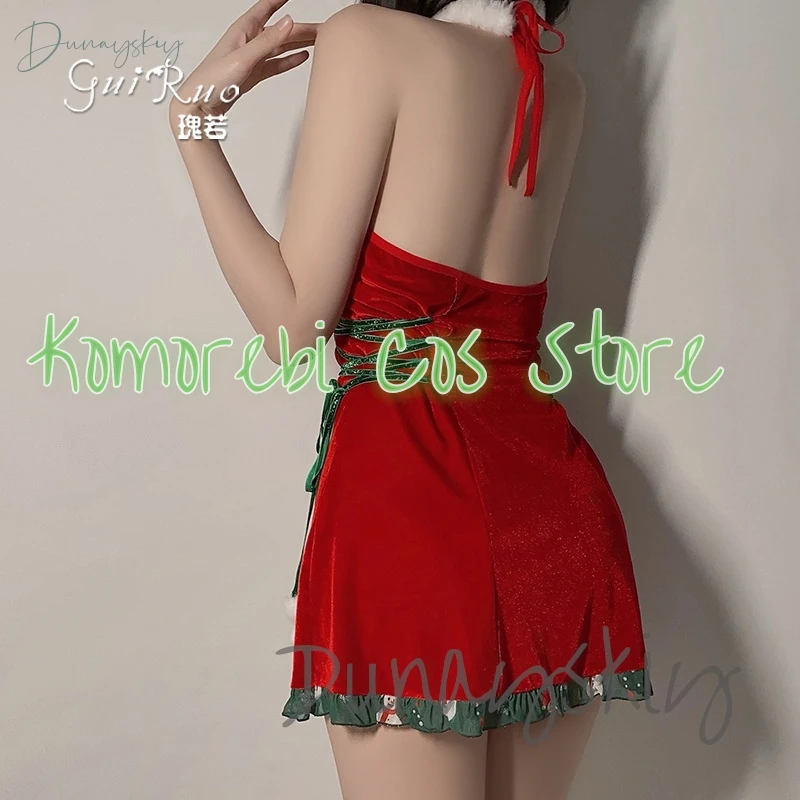 Женское сексуальное рождественское платье для девочек горячее красное