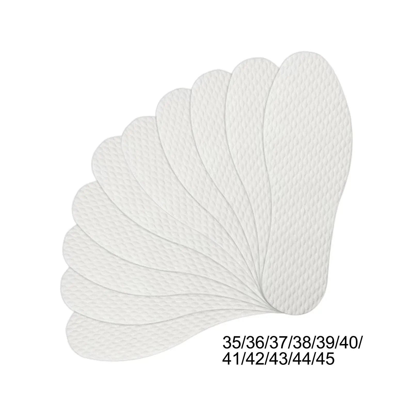 10x Disposable Shoe Liners Shoe Pad Comfortable Shoe Inserts Breathable Insoles for Boot Working Basketball Walking High Heels