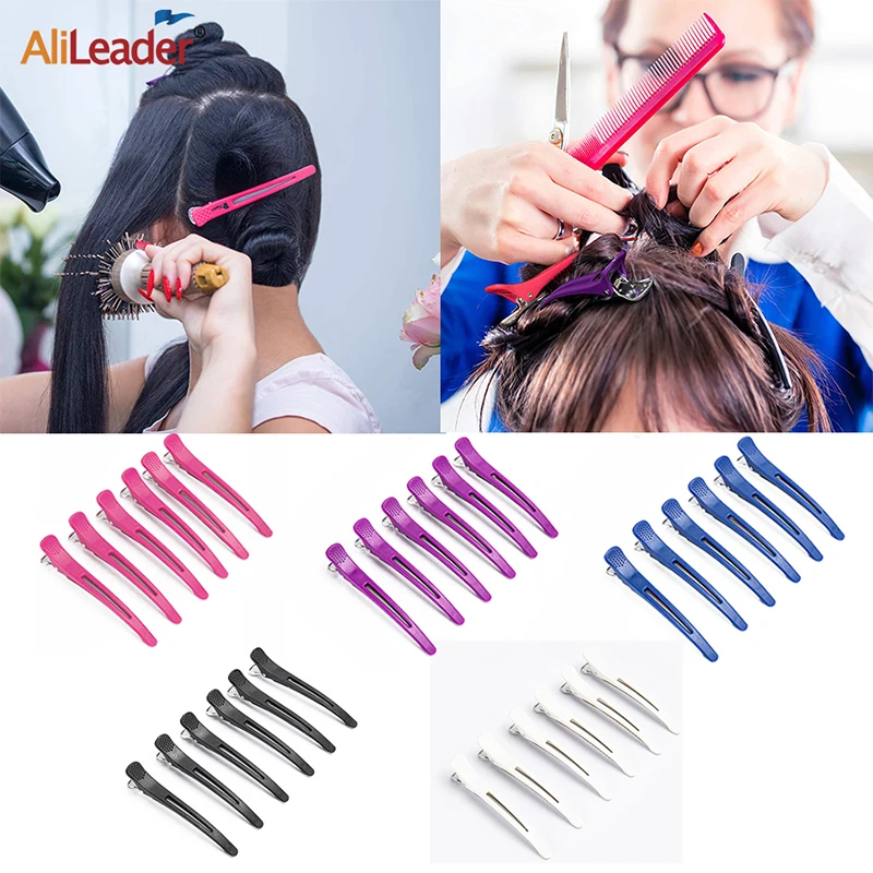 

Зажимы для волос типа «крокодил», 6 шт./лот, зажимы для волос в парикмахерском салоне, заколки для волос типа «крокодил», пластиковые зажимы д...