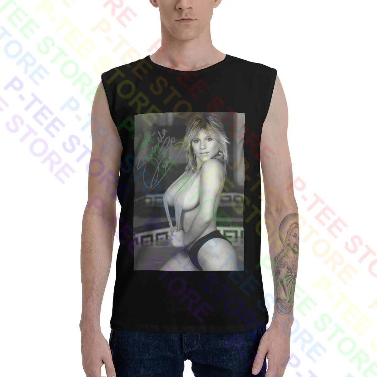 Maglia Meme Tributo Samantha Fox Icona сексуальный Cantante Touch Me Anni 80 майки жилет без рукавов рубашка ежедневник Харадзюку