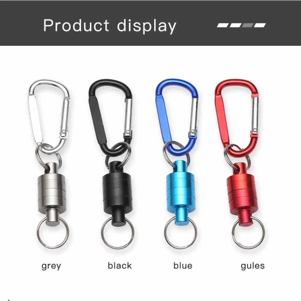 

Multi Functional Outdoor Climbing Buckle Magnetic Clasps Camping Tent Fishing Camping Bag Umbrella Rope Buckle Anti Loss Buckle