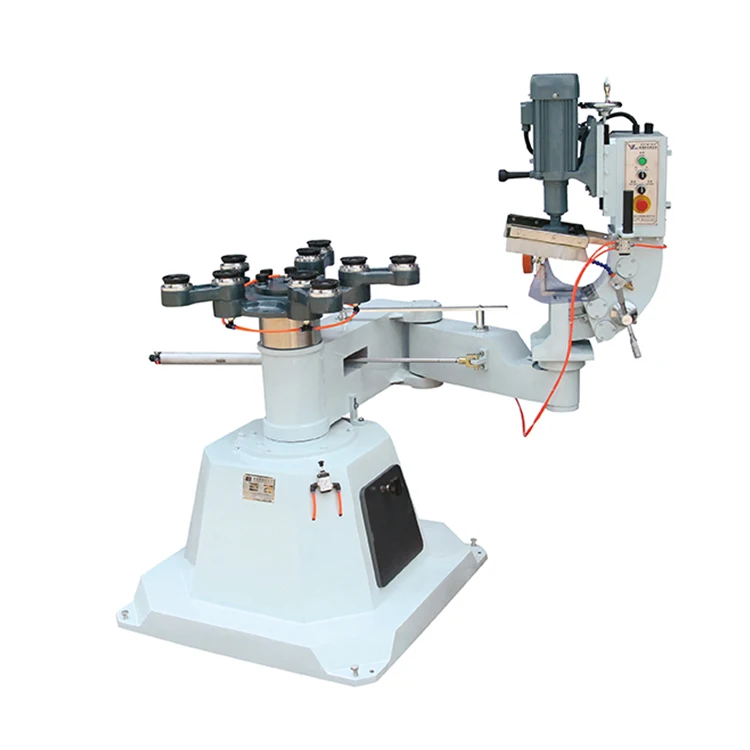 

Single-Arm Shape round glass edge polishing machine