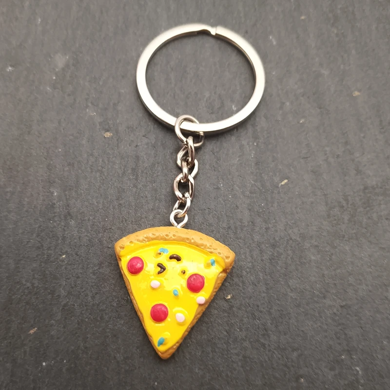 Креативная Корейская версия имитации пиццы картошки фри гамбургеров аксессуары