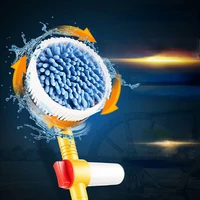 car wash mop car with automatic car wash brush soft bristle wipe car dry and wet dual use car wash tool through water car wash