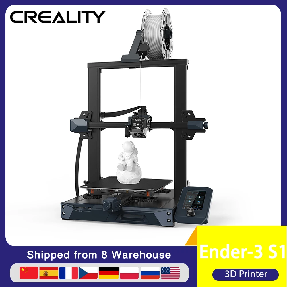 Creality Ender-3 S1 настольный 3D принтер 220*220*270 мм бесшумная материнская плата прямой