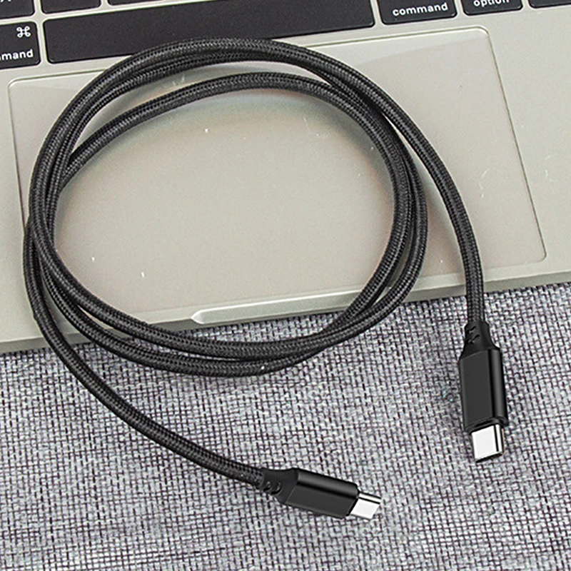 USB-C to USB-C Data Cable PD 100W 5A Fast Charger Double Type C USB Cables Male to Male For Mobile Hard Disk Type-C Laptop